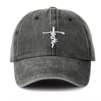 Washed Faith Cross Cap