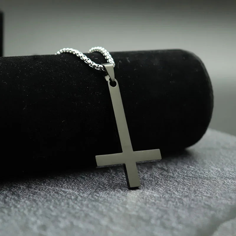 Circle Cross Necklace