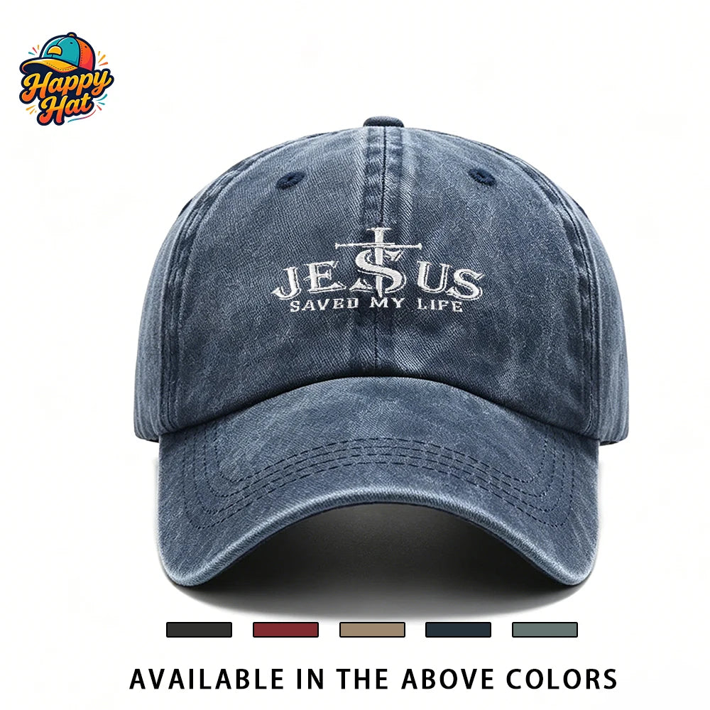 Jesus Saved My Life Cap