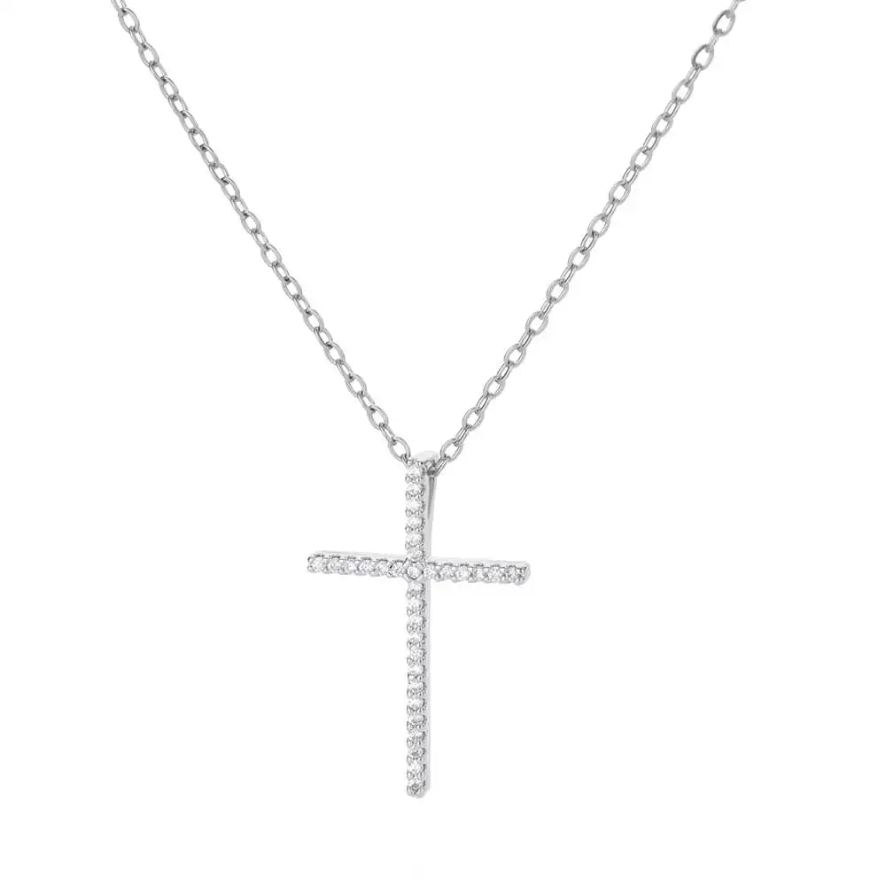 Zircon Cross Pendant
