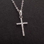 Rhinestone Cross Necklace