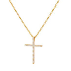 Zircon Cross Pendant