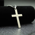 Circle Cross Necklace