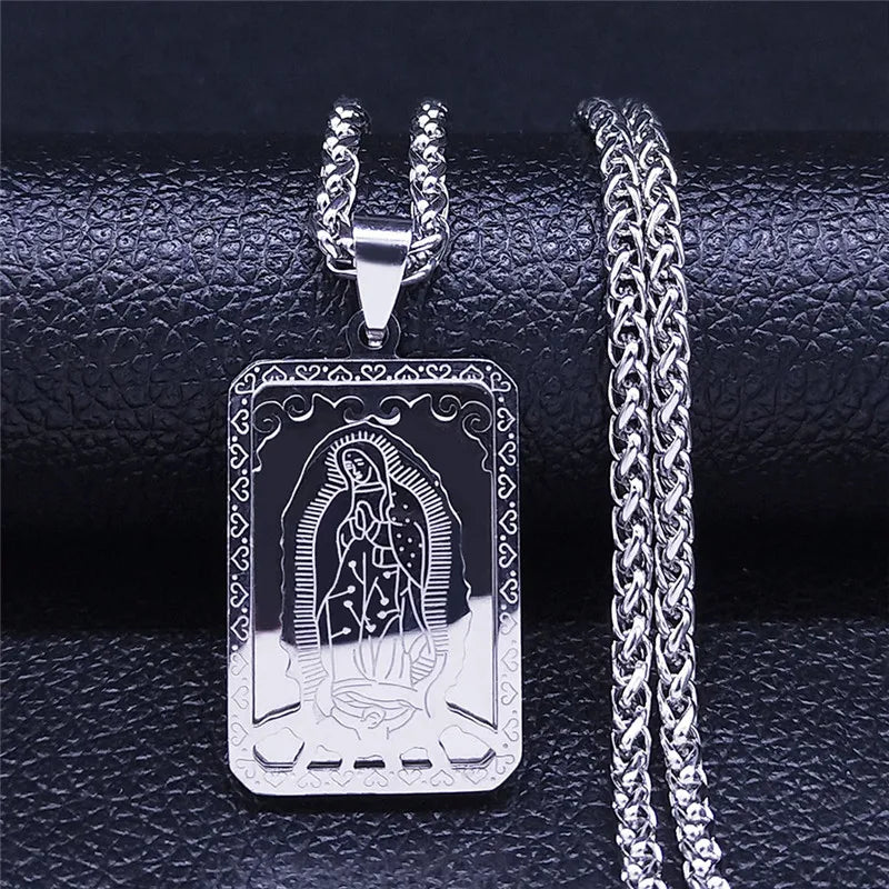 Guadalupe Medal Necklace