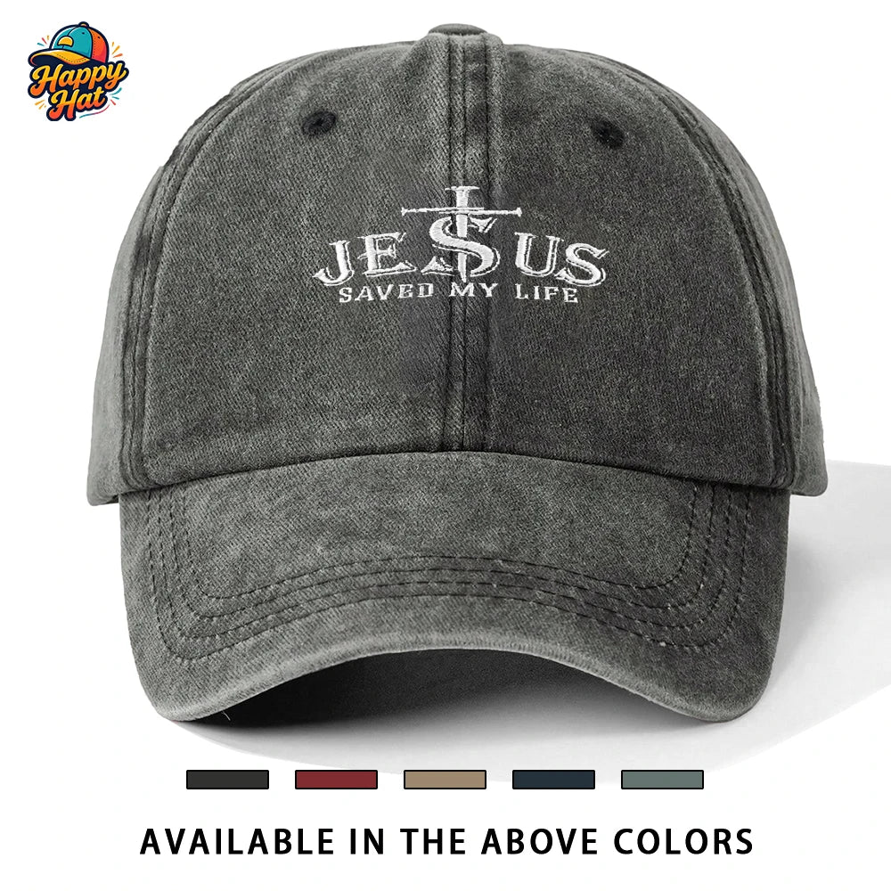 Jesus Saved My Life Cap