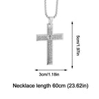 Steel Cross Necklace