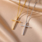 Zircon Cross Pendant