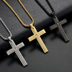 Steel Cross Necklace