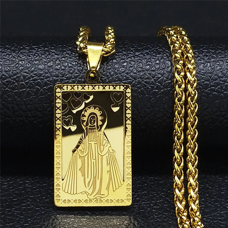 Guadalupe Medal Necklace