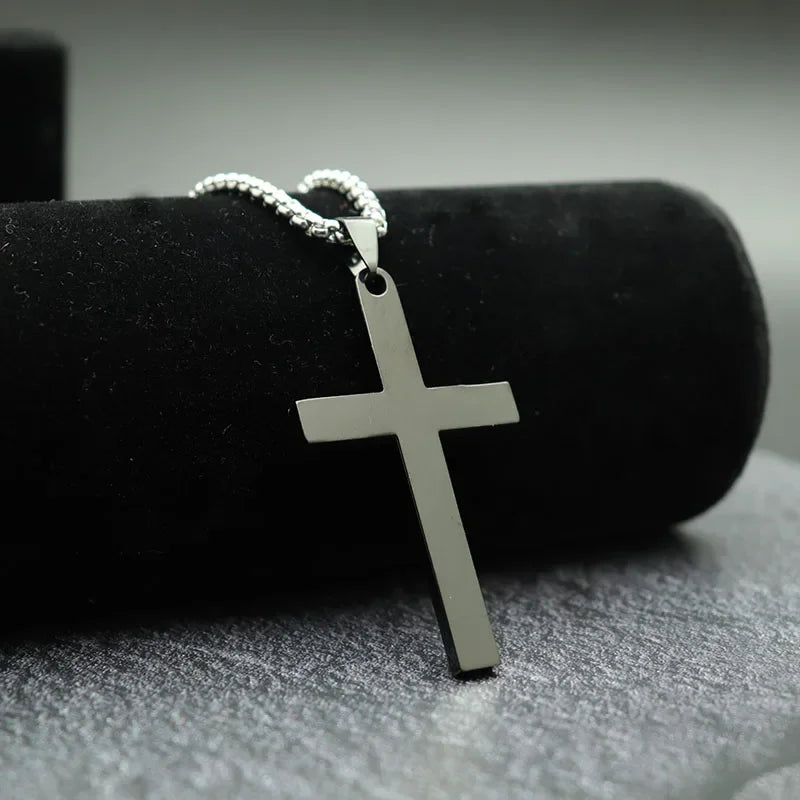 Circle Cross Necklace