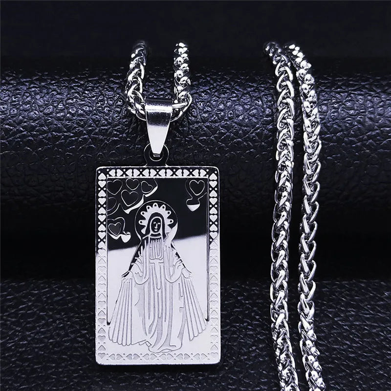 Guadalupe Medal Necklace