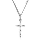 Rhinestone Cross Necklace