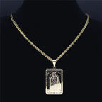 Guadalupe Medal Necklace