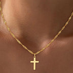Minimalist Cross Necklace
