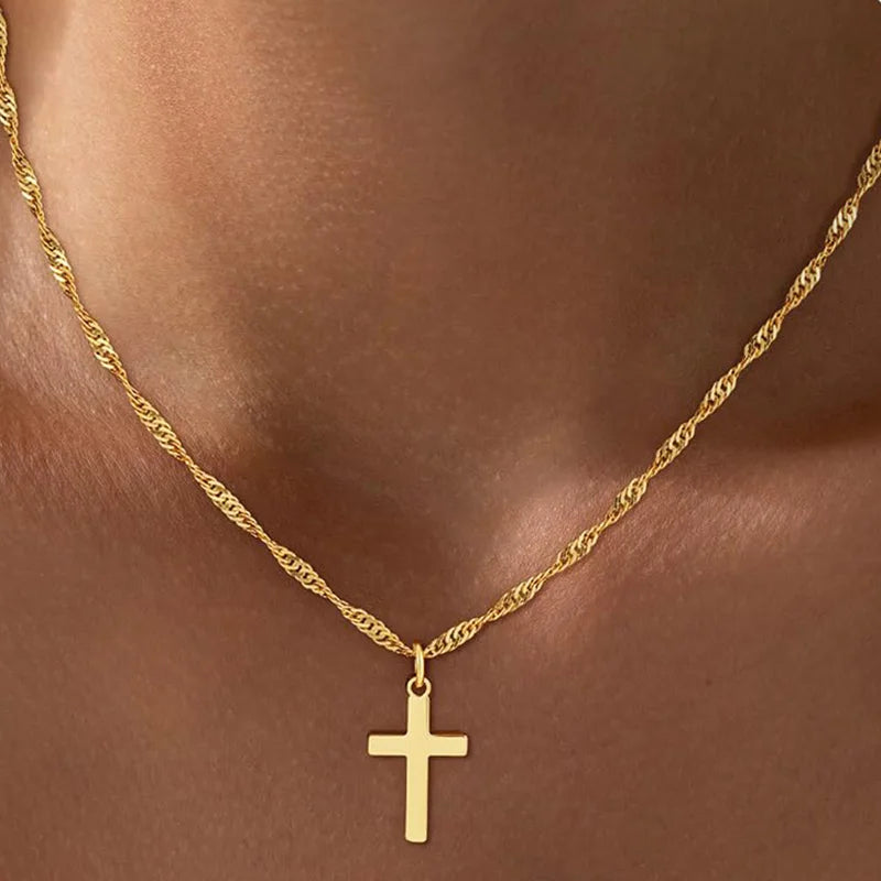 Minimalist Cross Necklace