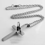 Circle Cross Necklace