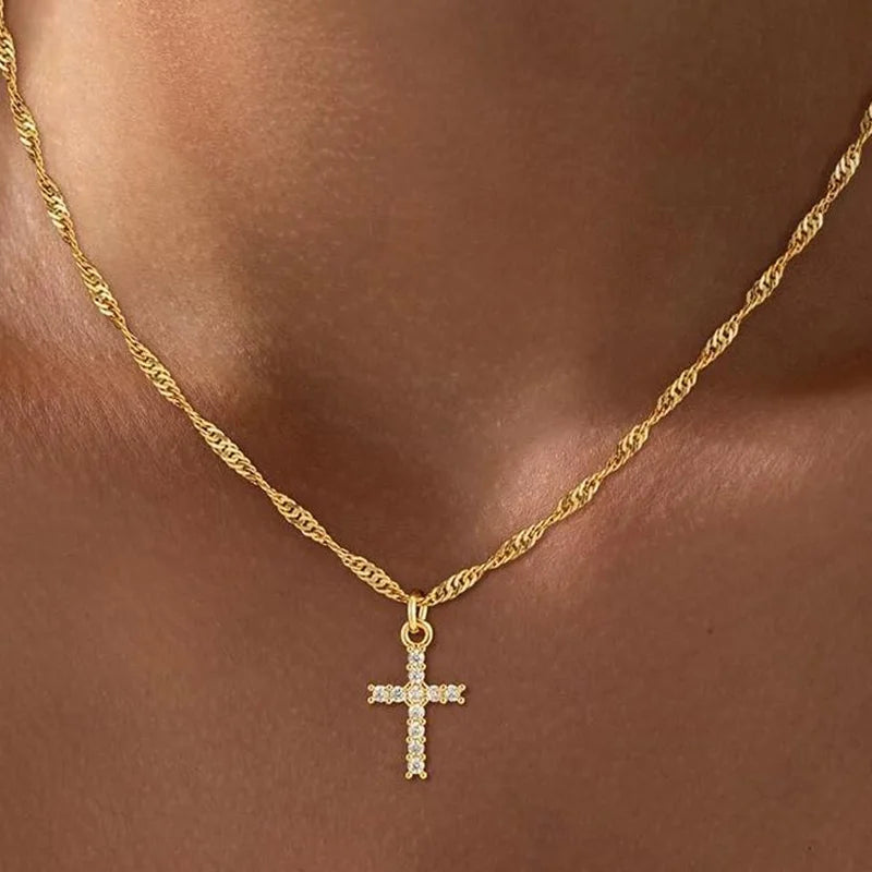 Minimalist Cross Necklace