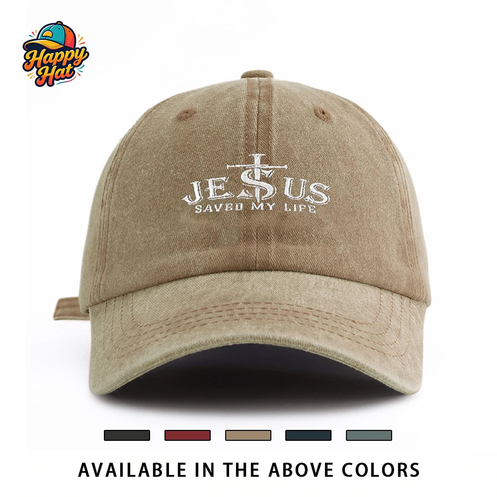 Jesus Saved My Life Cap
