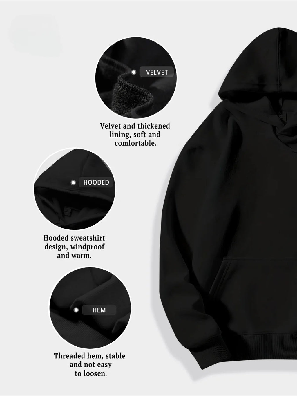 Cross Print Hoodie