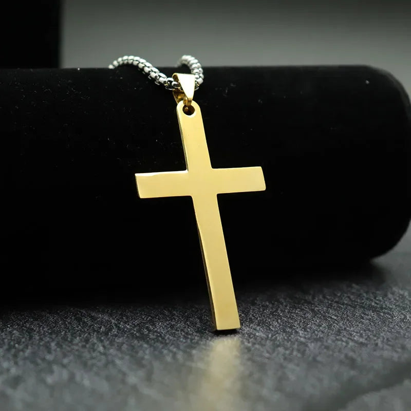Circle Cross Necklace